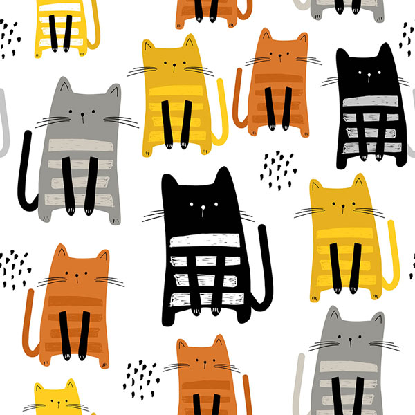 Panel na PUL nohavičky cats