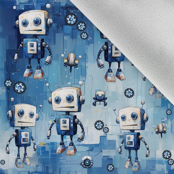 Panel so strihom 104 softshell bunda modré roboty