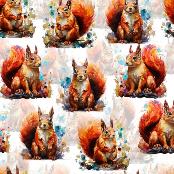 Úplet Takoy PANEL 50x60 cm geometrická veverička