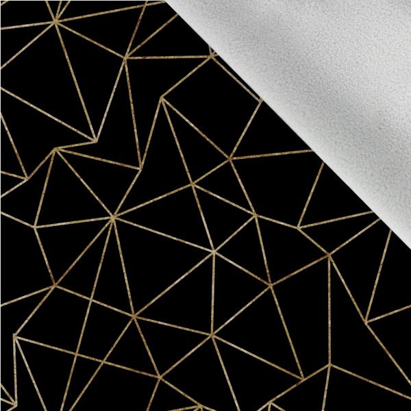 Látka s potlačou nepremokavý polyester TD/NS geometrický vzor - Nola