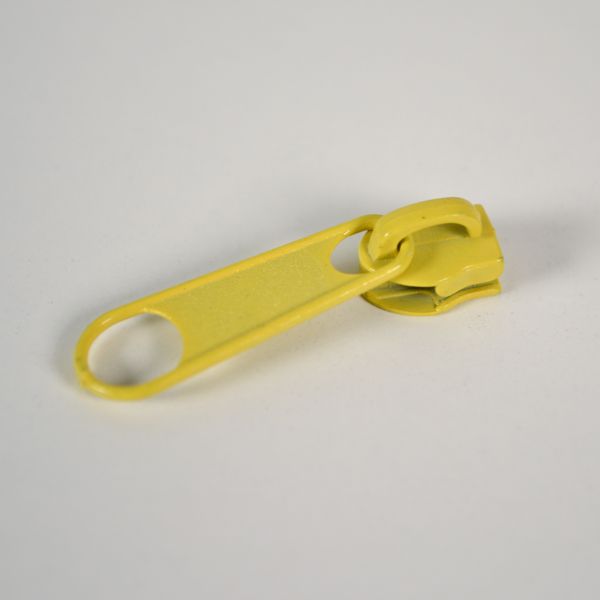 Kovový bežec TKY ku zipsu s tiahlom #3 mm žltý