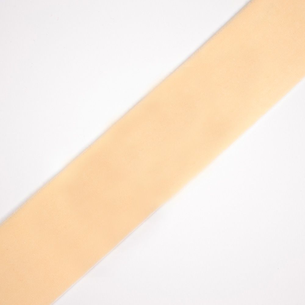 Elastická zamatová guma 4 cm ecru