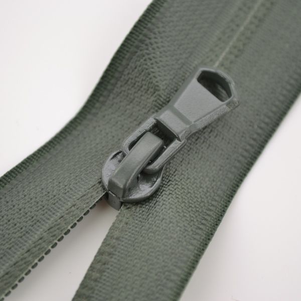 Zips Sarah vodeodolný s dvoma bežcami 5 mm - khaki 85 cm