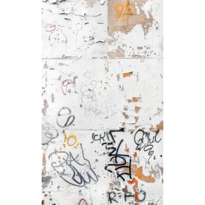 Panel na záves, fotoplátno 160x265 cm počarbaná stena