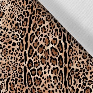 Letný pružný softshell leopard