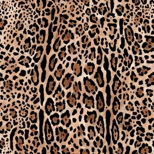Látka softshell zimný leopard- tmavší odtieň
