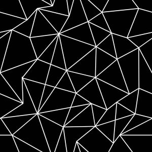 Funkčný úplet na tričká geometrický vzor Nola čierny