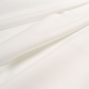 Zbytky - Hladký šifón/ silky farba biela