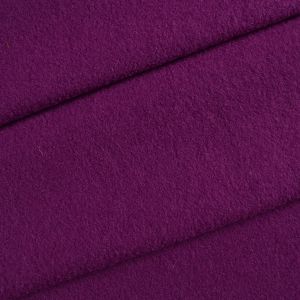 Zbytky - Vlnená kabátová látka/loden fialová