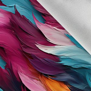 Zbytky - Softshell zimný farebné perie