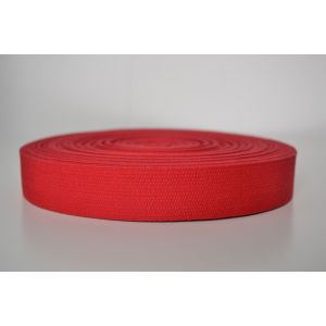 Zbytky - Bavlnený popruh 3 cm červený