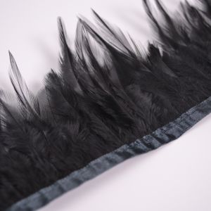 Prámik - vranie perie 8-13 cm čierne