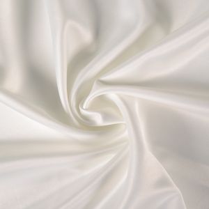 Hrubý satén elastický premium 132g biely