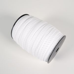 Ozdobná lemovacia guma 11 mm biela