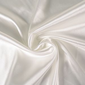 Lesklý satén elastický 96g biely