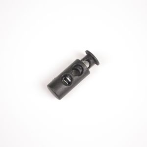Plastová brzdička 5 mm čierna - balenie 10ks