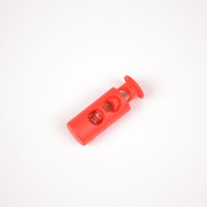Plastová brzdička 5 mm červená - balenie 10ks
