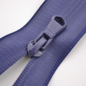 Zips Sarah vodeodolný deliteľný 5mm - modrá  40 cm