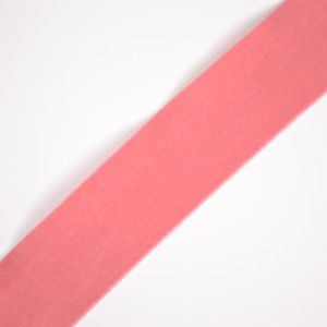Elastická zamatová guma 4 cm ružová