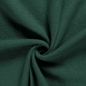 Vlnená kabátová látka zelená