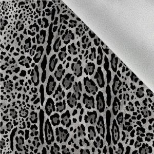Odrezok - Látka softshell zimný leopard sivý