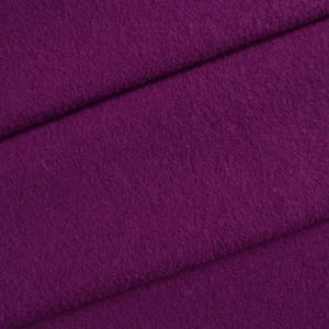 Odrezok - Vlnená kabátová látka/loden fialová