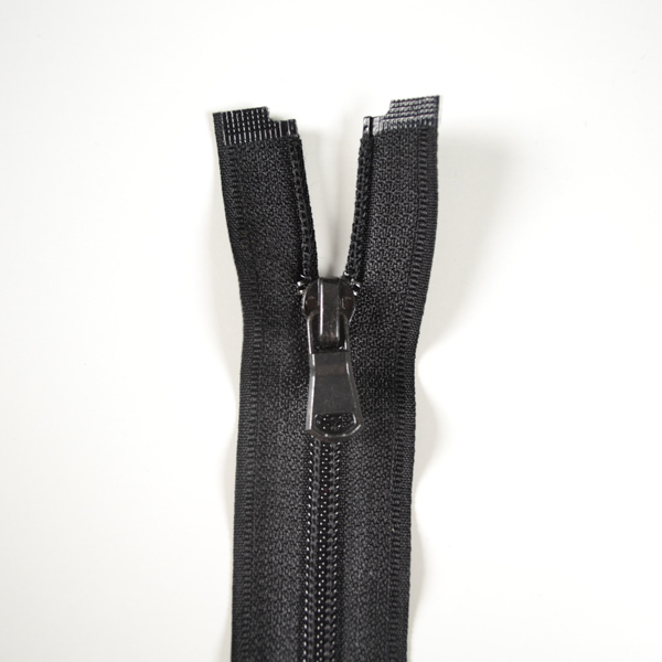 Zips Sarah špirálový deliteľný 5 mm - čierna 45 cm