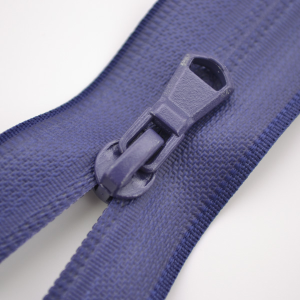 Zips Sarah vodeodolný deliteľný 5mm - modrá  55 cm