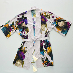 Ako ušiť dámske kimono z panelu so strihom